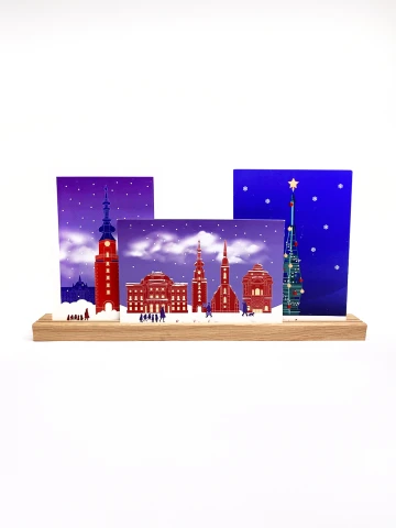 Wooden stand 30cm