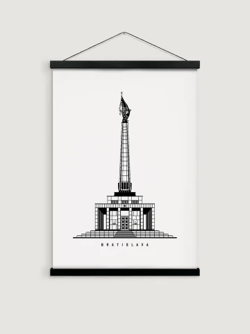 Poster Slavín A2 / Bratislava / Slovakia