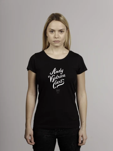 T-shirt Woman Andy, vydrica čert / Bratislava / Slovakia
