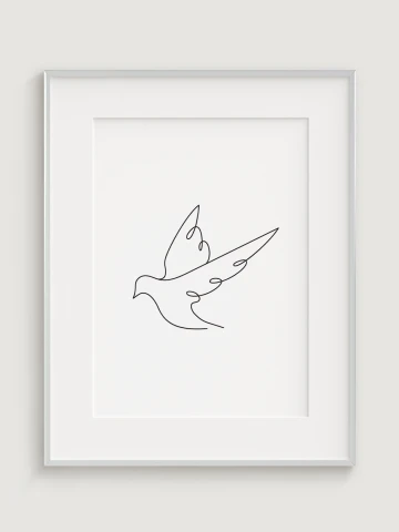 Minimalist Dove