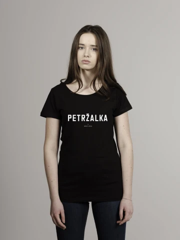 Petržalka Tričko žena, čierna