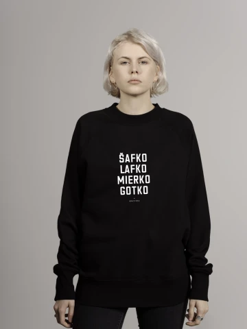 Crewneck Šafko, lafko, mierko, gotko / Bratislava / Slovakia