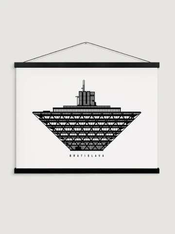 Poster Rozhlas A2 / Bratislava / Slovakia