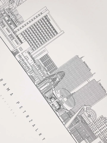 Limited Print Panorama of Petržalka / Bratislava / Slovakia