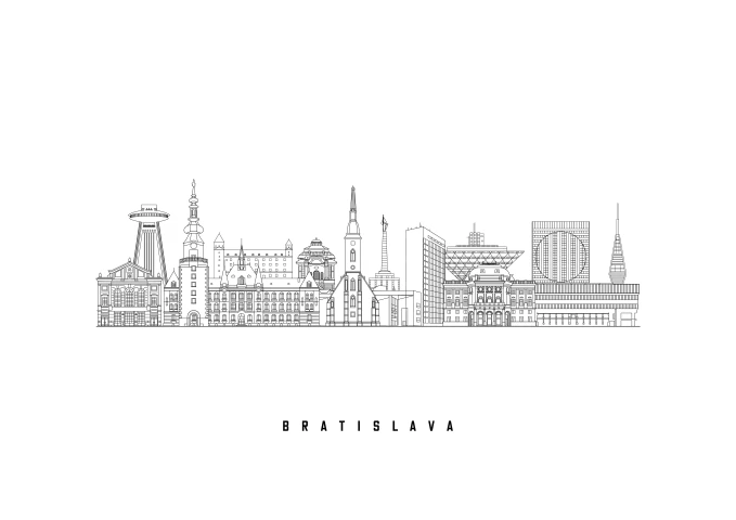 Panoráma Bratislavy A2