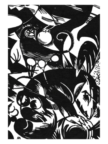 Stvorenie I., Franz Marc, 1914