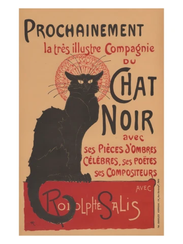Le Chat Noir, Théophile Steinlen, 1896