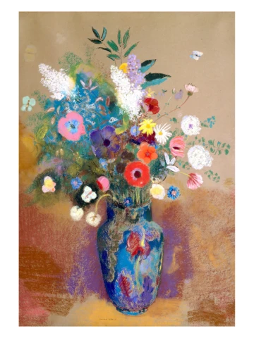 Kytica kvetín, Odilon Redon, c.1903