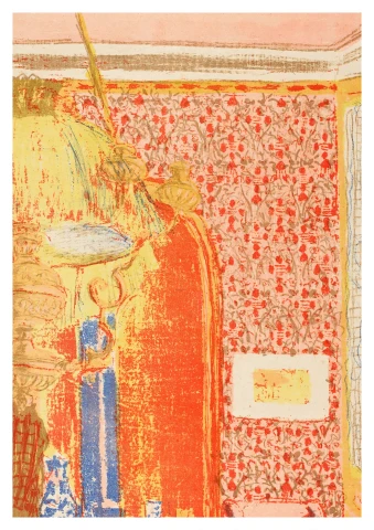 Interiér s ružovou tapetou III, Edouard Vuillard, 1899