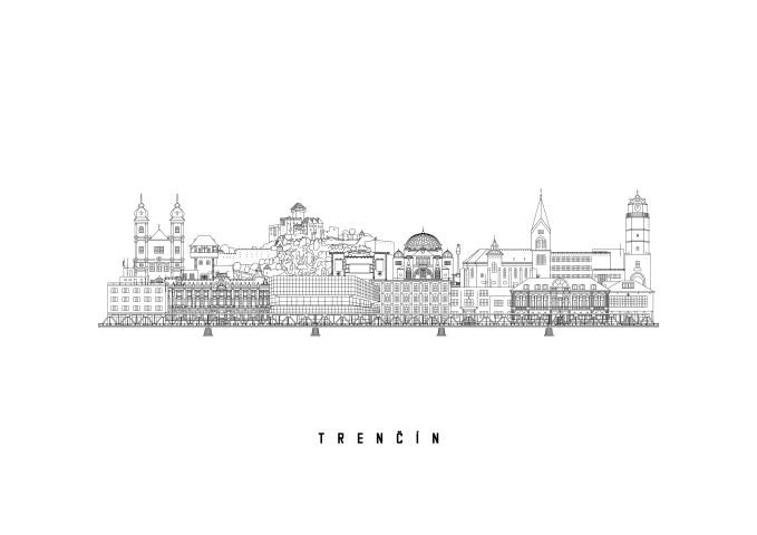 Panoráma Trenčína A2