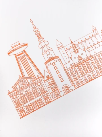 Panoráma Bratislavy Orange