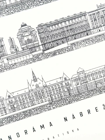 Panoráma Nábrežia Bratislavy